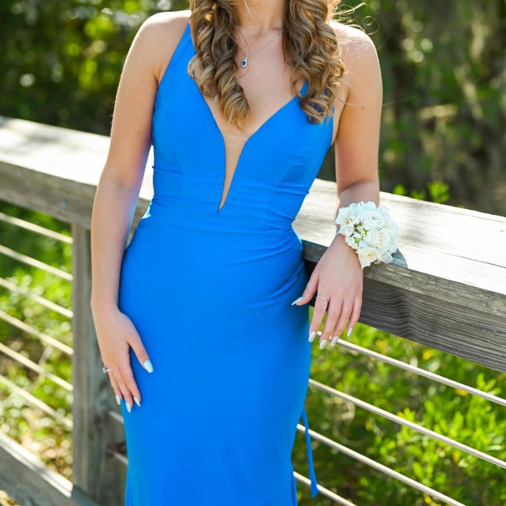 Royal Blue 2 Cute Prom Dress Size 2